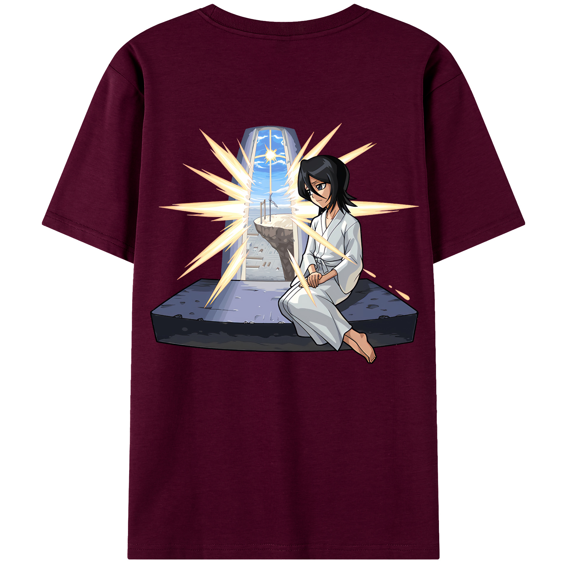 （画像用） ブリーチ 朽木ルキア BLEACH Kuchiki Rukia レディース半袖Tシャツ(バックプリント)